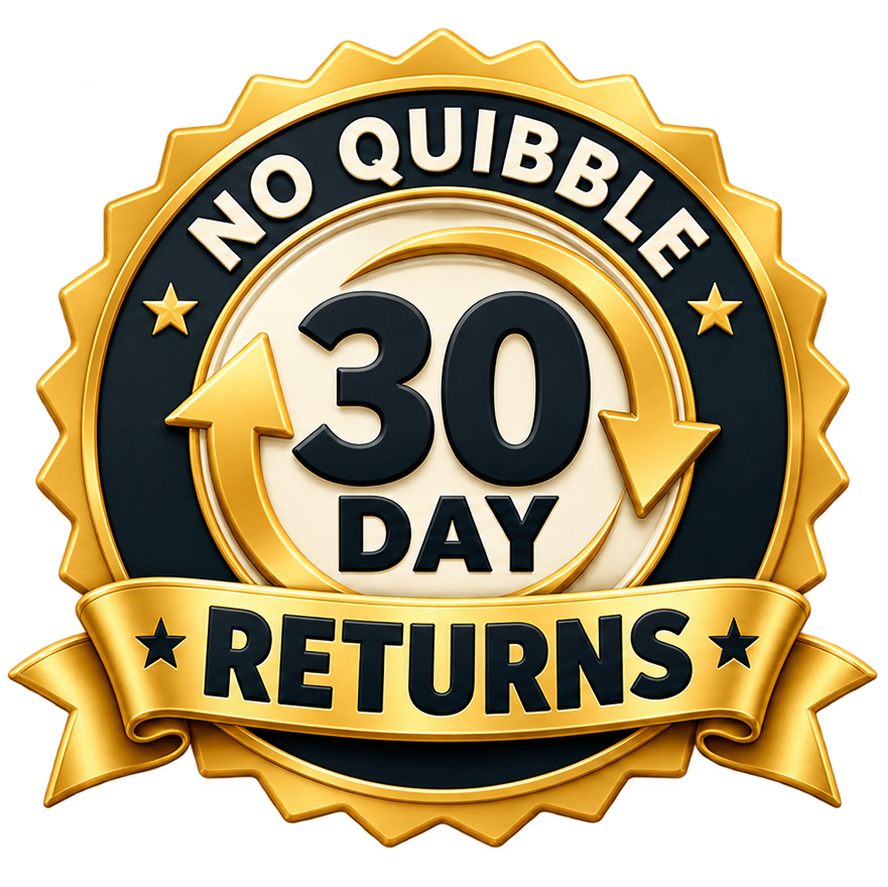 20 day no quibble returns